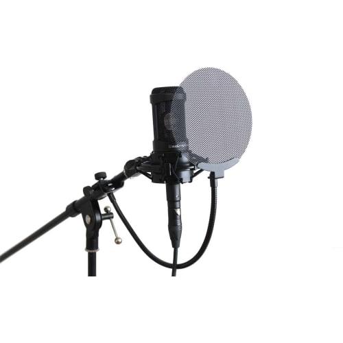 Dicon Audio DCP-2 Metal Round Pop Filter, Black