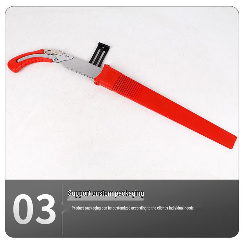 Woodworking Hand Saw with Replaceable Blade - 65 Manganese Steel for Outdoor, Garden Pruning, and Laser Marked Felling