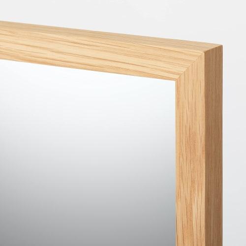MUJI Wall Mounted Furniture Mirror Oak Medium Width 32.5 X Depth 2 X Height 100cm 44505069