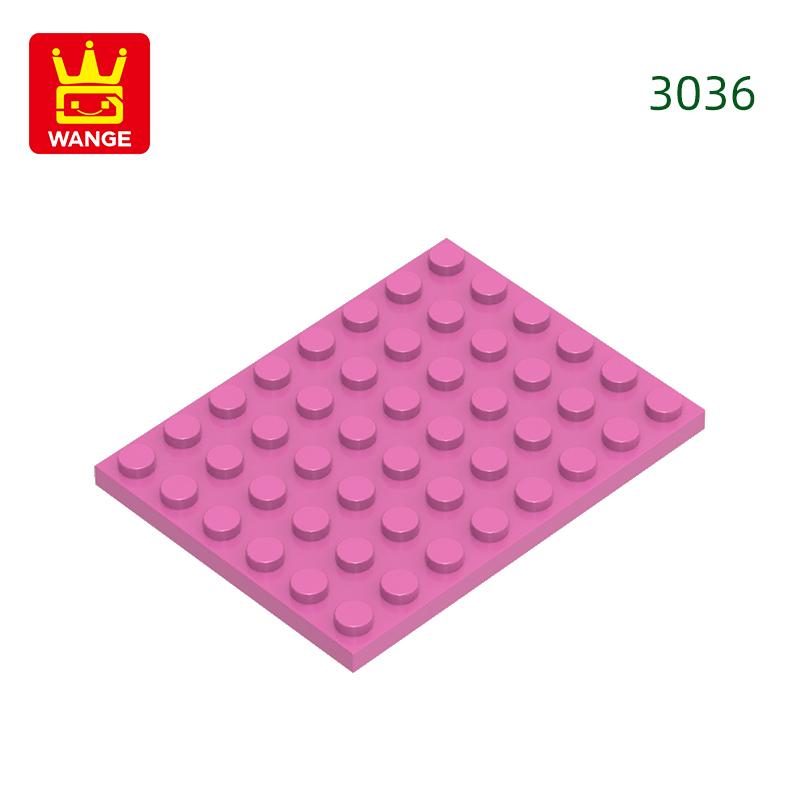 15Pcs/Lot 3036 6x8 Dots Plate Construction Bricks Basic Components Board Blocks Works With all Brand Playthings Ideal For Children Gift Idea Box