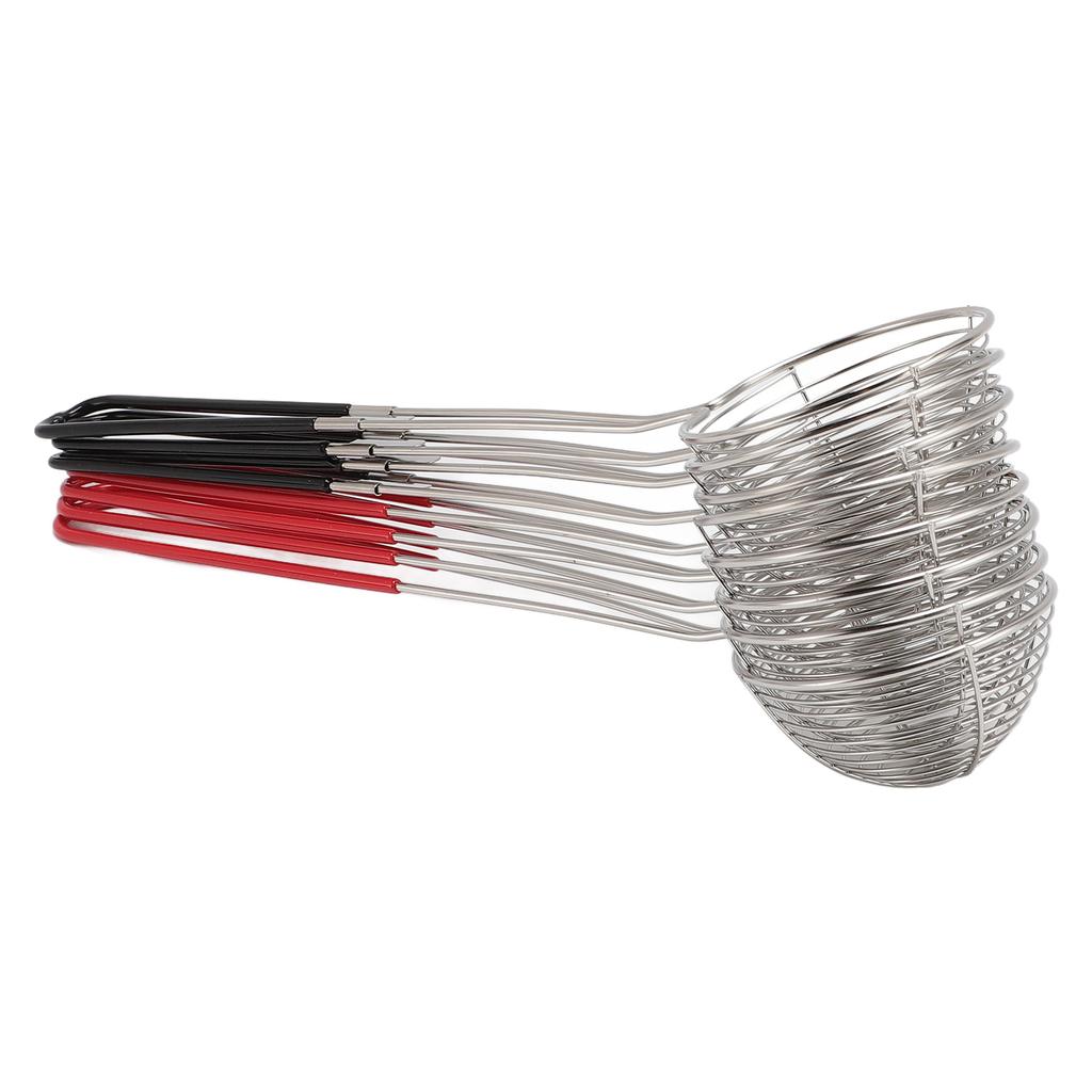 8 ks sítko na horké hrnce, lžíce z nerezové oceli, skimmerové naběračky s rukojetí pro domácnost