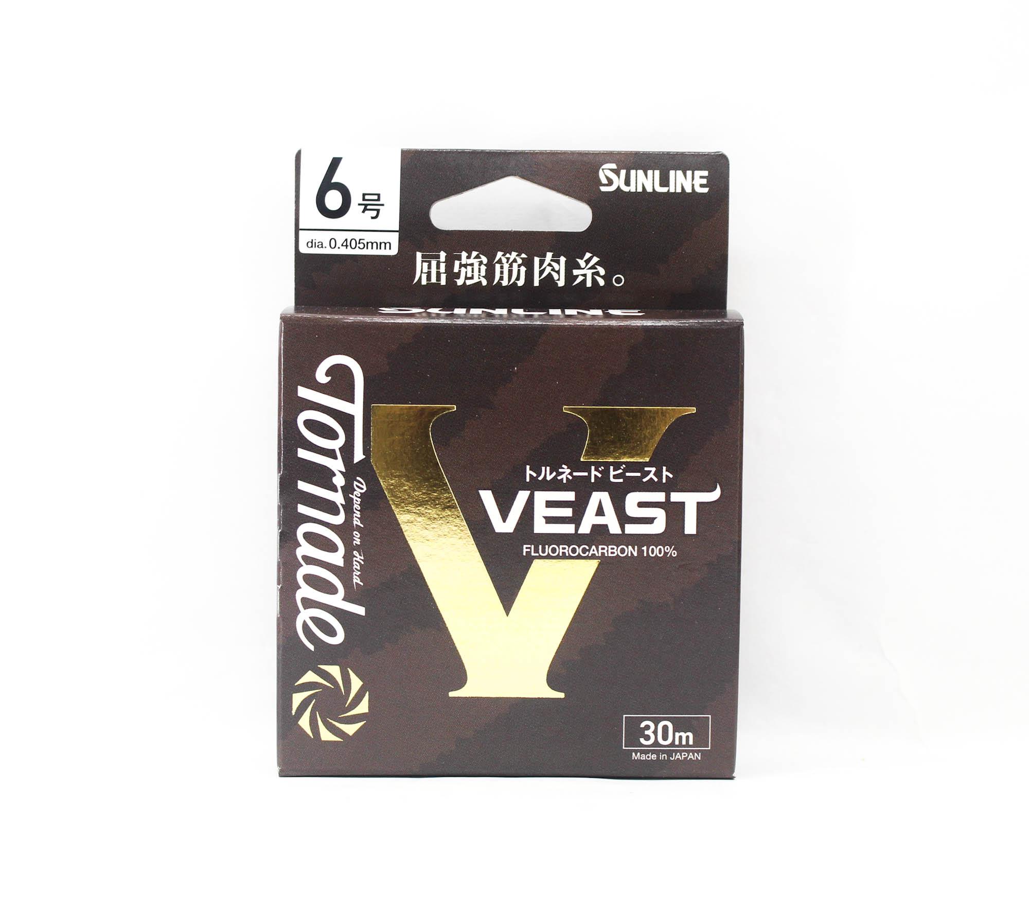 Флюорокарбоновый поводок Sunline Tornado Veast HG 30м Размер 6 (0753)