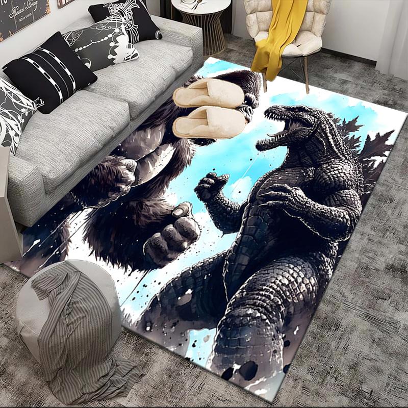 Giant Monster Rampage Area Rug Suitable for Indoor And Outdoor,Carpets for Kitchens, Homes, Offices, Living Rooms,Home Decor,Christmas Gift