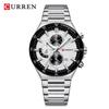 CURREN Karuien 8481 Men's Steel Band Chronograph Quartz Sports Watch