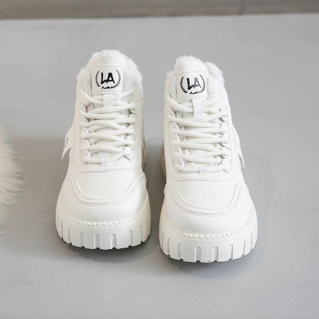 Cotton Shoes New Winter Women's Shoes Velvet Thickened Sports and Leisure Shoes Platform Snow Boots Warm Short Boots