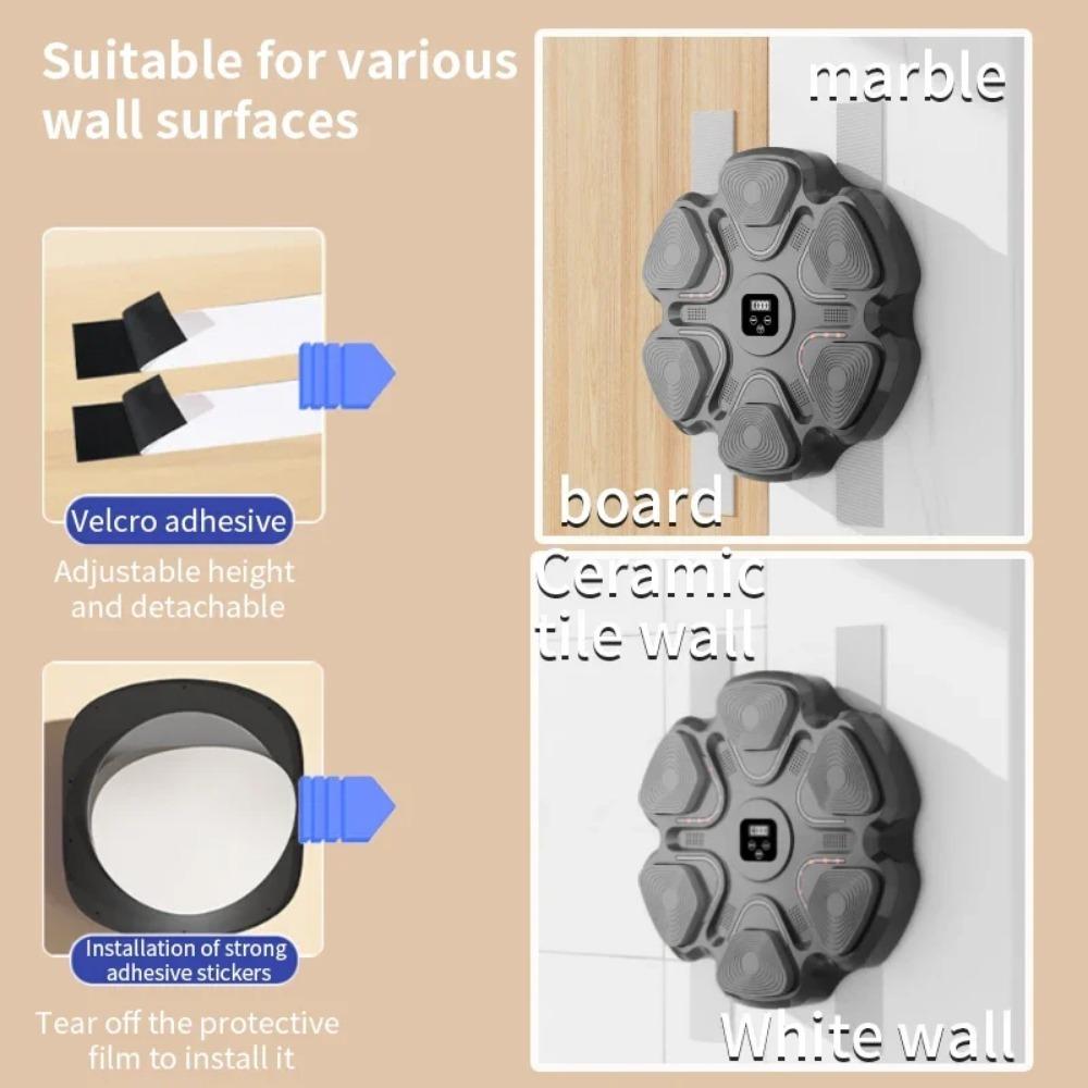 1PC New Smart Music Boxing Machine Adult/Children Sports Fitness Boxing Trainer Home Exercise Response Training Boxing Wall Target