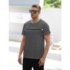 Men Stripe Character Print 3d T Shirt Short Sleeve O-Neck TShirt Vintage Polyester Breathable Sport Casual Large Size T-Shirts Men’s