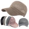 Lässige schnelltrocknende Netz-Baseballkappe mit UV-Schutz, atmungsaktivem Sonnenschutz, verstellbare, ultradünne Sonnenhutkappe für Damen und Herren