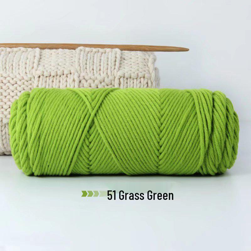 8-Strand Lover's Cotton Wool Yarn for Handmade Knitting: Soft DIY Scarf or Hat Acrylic Yarn