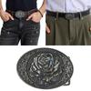 Stilvolle Metallschnalle mit Rosen-Design 4,0 Innendurchmesser für Damen Herren Modeaccessoire