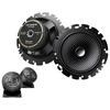 Pioneer TS-F1640S-2 16cm Passgenaue separate 2-Wege-Lautsprecher, High-Resolution-kompatibel, Carrozzeria