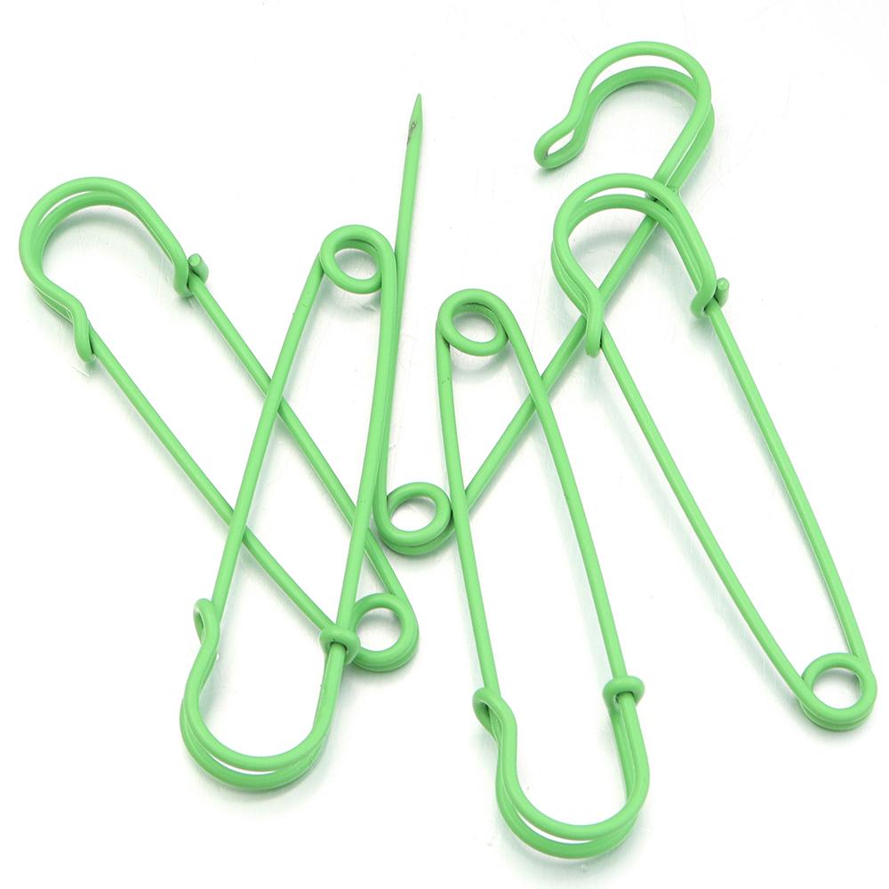 10pcs/lot Bright Color Safety Pins Metal Iron Brooch Pins Base Setting For Jewelry Making DIY Crafts Brooch Decoration Supplies
