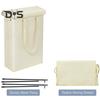 Laundry Storage Bag with Ergonomic Handle Foldable Design Dustproof Large Capacity Clothes Organization Laundry Basket