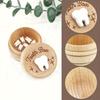 1pc Wooden Tooth Fairy Box - Unfinished Wood Keepsake for Baby Teeth, Hair & Memories, Home Decor & Birthday Gift