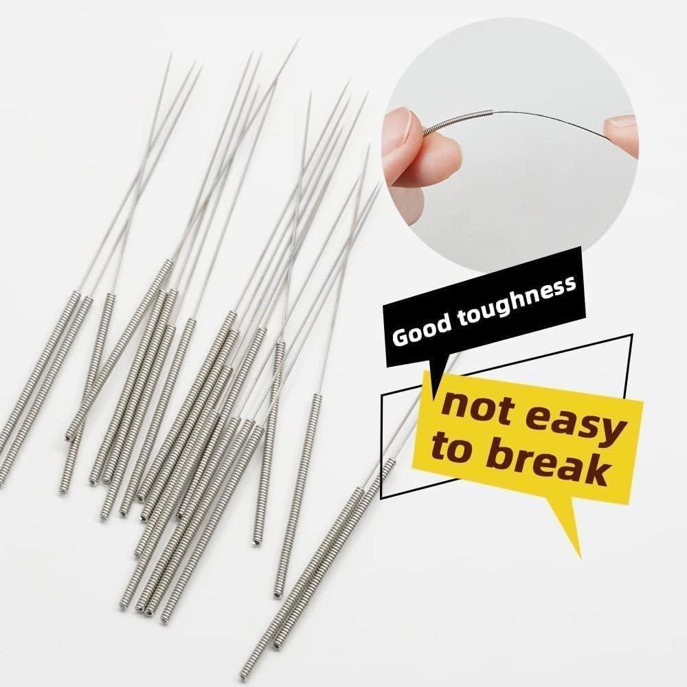 3D Printer Nozzle Cleaning Kit:20 Pcs Stainless Steel Nozzle Cleaner, 3D Printer Cleaning Needles for Creality Ender 3/K1/MK8/V6