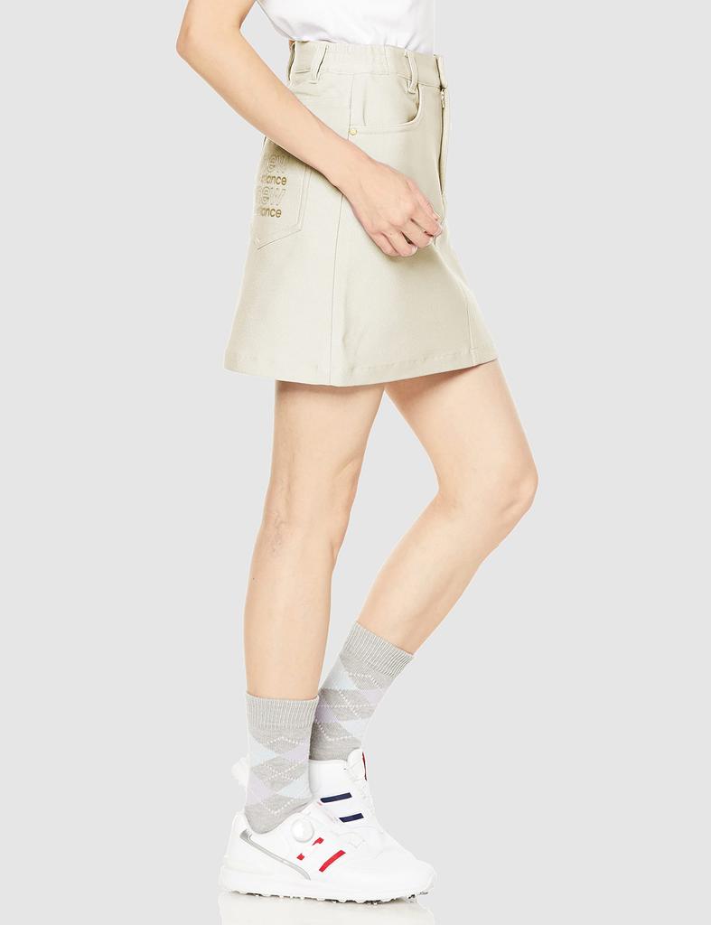 Golf Skirt Absorbent Quick 0 [New Balance] (Super Stretch/Sweat Drying) / Women's / 012-2234505 040_Beige [S]