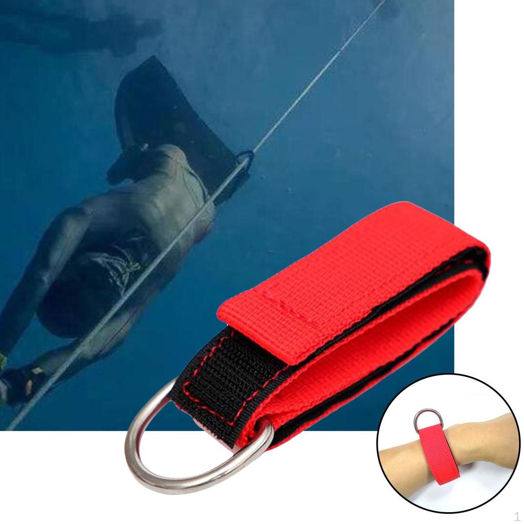 Adjustable Diving Wrist Strap Wristband Hanging Rope for Swimming