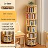 360° Rotating Children's Corner Bookshelf: Floor-standing & Wall-mounted Storage Rack
