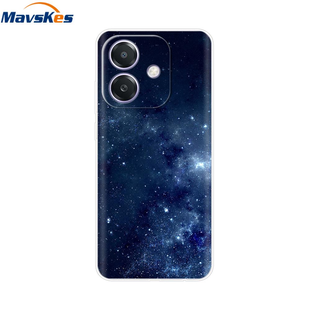 Oppo A3x A3 4G 5G Kılıfı CPH2669 Boyalı Çiçekli Kapak Darbeye Dayanıklı Telefon Kılıfı Oppo A3x OppoA3 OppoA3x İçin Yumuşak TPU Kılıflar Kılıf