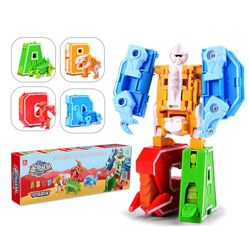 

Команда Кинг-Конг, английский алфавит, деформация динозавра, игрушка для раннего образования, подарок 1#