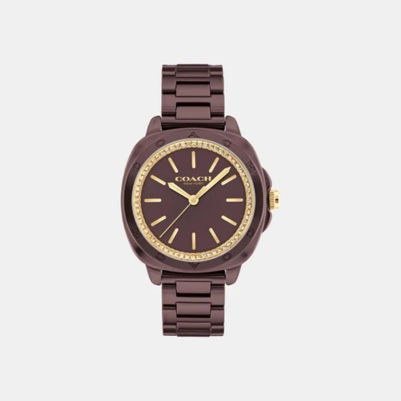 

Женские часы Coach Kitt Qtz Multifunction с тоновым циферблатом 14504403 коричневый