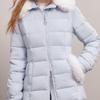 UNIFREE Women's Lightweight Hooded Duck Down Jacket with Faux Fur Trim