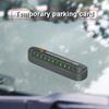 1 stk Bil Midlertidig Parkeringskort Telefonnummerkort Skilt Klistremerke For Porsche Boxster Cayenne Panamera Macan Cayman 911 918 996 917 991