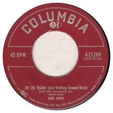 7inch Record GENE AUTRY - You're The Only Good Thing / 20 20  421269 Columbia 1954 US Pop Used