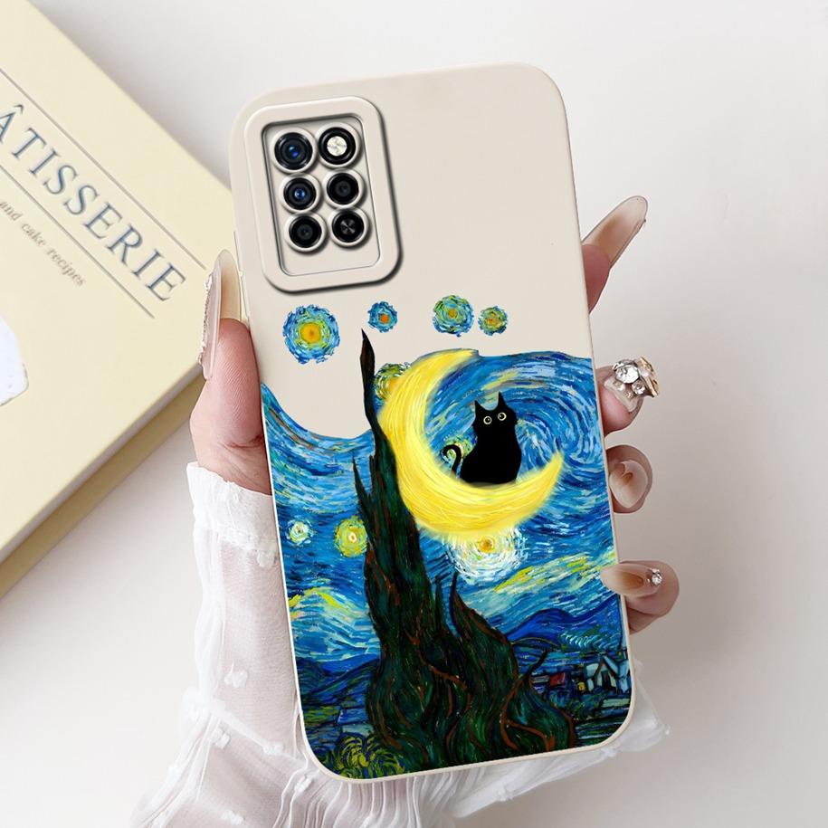 For Infinix Note 10 Pro Case X695 X695D Cover Fashion Painted Soft Silicone Phone Cases For Infinix Note 10 Note10 Pro NFC Funda