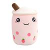 25-70cm Cartoon Fruit Bubble Tea Cup pillow stuffed soft Drink Apple Milk Tea back cushion fast food gifts for kids birthday