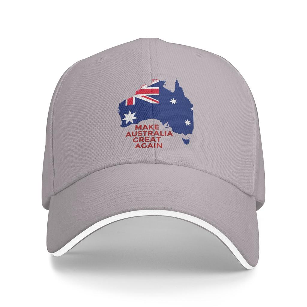 MAKE AUSTRALIA GREAT AGAIN Baseball Cap Stylish UnisexTeens Trucker Hat Sun Visor Print Hiking Fishing Baseball Caps Gift