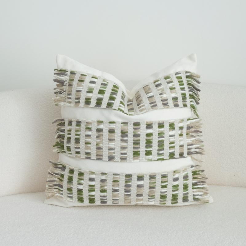 30X50/45X45CM Green Throw Pillow Cover Cut Velvet Waist Cushion Cover Decor Home Decorative Pillowcase 2026 New