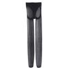 Elasticity Vertical Line Pantyhose Perspective Asymmetry Leggings Full Body Stockings  Women