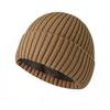 Winter inner velvet thickened warm adult unisex woolen knitted hat Skullies & Beanies