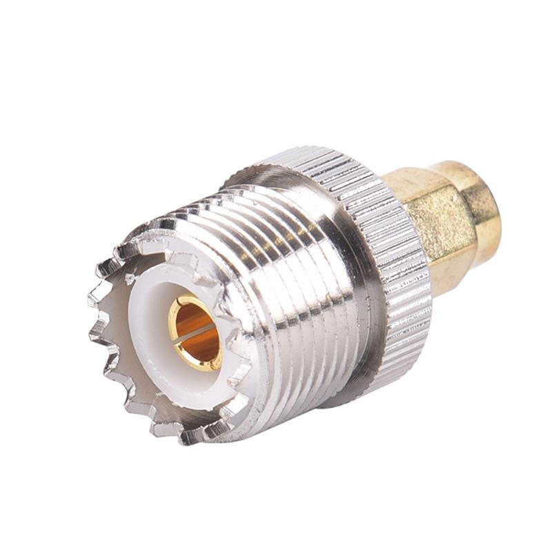 Sma Male Head Inner Screw Inner Needle To Uhf Female Walkie-Talkie Antenna Adapter