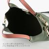 Shoulder bag for black [Nano] women, handbag, crossbody, small, mini, leather, stylish, 2-way,