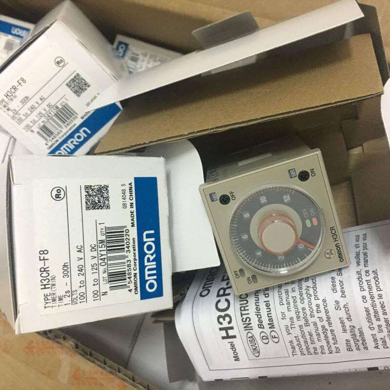 Genuine Omron Time Relays: H3DE-S2, H3DE-S1, H3DK-S2, H3DK-S1, H3CR-A8, H3CR-A