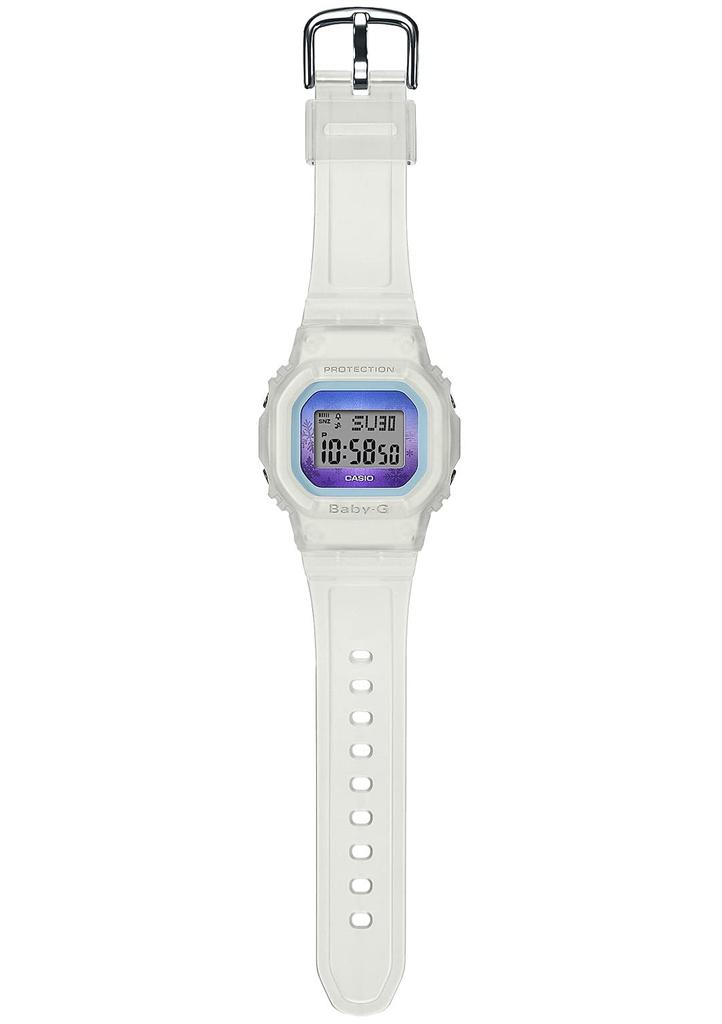 Baby Gee Watch Landscape Colors [Casio] [Winter BGD-560WL-7JF Women's White]