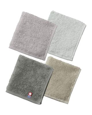 Imabari Handtuch-Set Medium 22cm Hergestellt von Moffin Towel Einzeln verpackt von Nein [aso] Handtücher, 4, Dick, Quadratisch, 100% Baumwolle, Japan, Taschentücher,