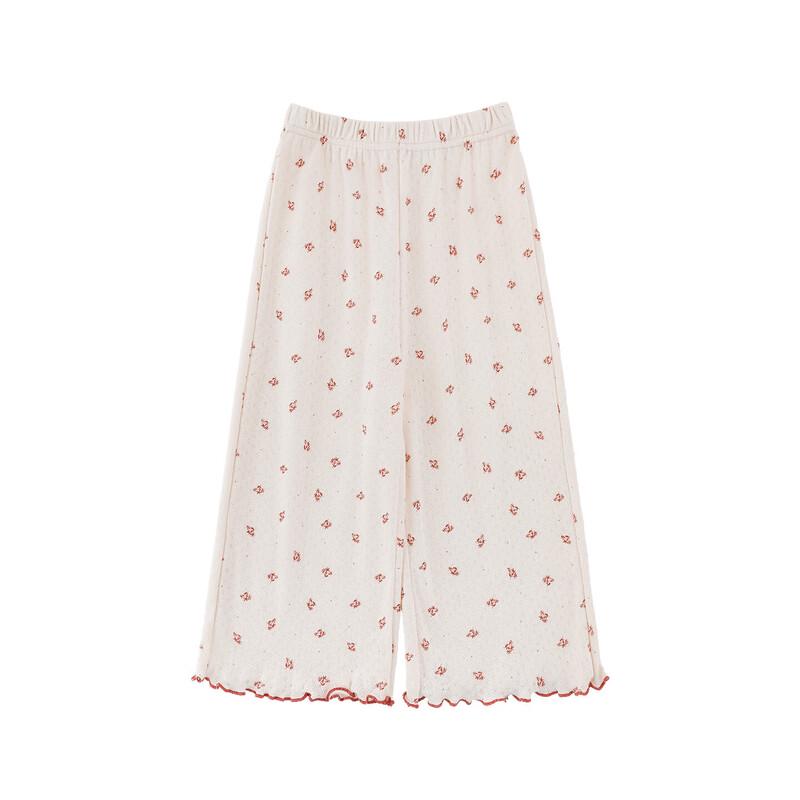 Youyou Girl's Summer Floral Tee & Bottoms Set