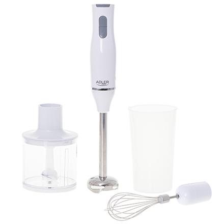 Adler | AD 4620 | 800 W | Hand blender set | Hand blender | Speeds 2 | Chopper | White