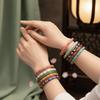 Kleines Pferd Vintage Cloisonné Armreif Chinesischer Stil Damen Handarmband Glasierter Armreif Mädchen