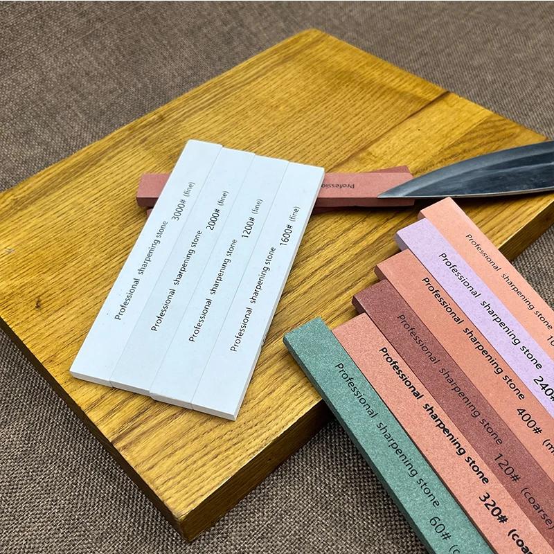 Size Knife Sharpener Sharpening Stone Grit 240-3000# Professional Fixed Grinding stone Whetstone Water Kitchen Tool sharpening