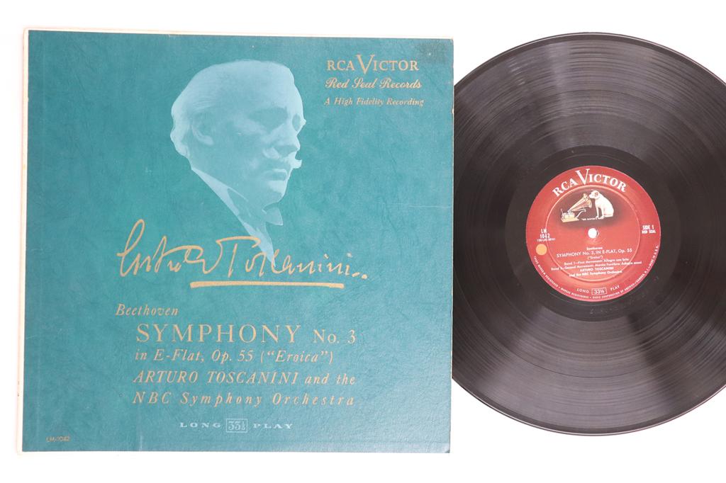 LP Record ARTURO TOSCANINI, NBC SYMPHONY ORCH - Beethoven Symphony No3 In E Flat Ma LM1042 RCA VICTOR 1955 US Classical Used