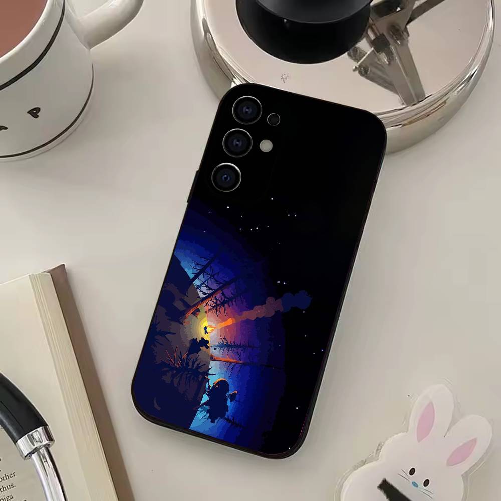 Adventure Game O-Outer W-Wilds Phone Case For Samsung S25,S24,S21,S22,S23,S30,Ultra,S20,Plus,Soft Silicone Black Cover
