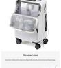Front Opening Password Carry-On Suitcase for Female Students - Stylish and High-Value