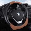Universal 38cm Steering Wheel Cover Car SUV Truck Sport Style All-Season Artificial Leather Grip
