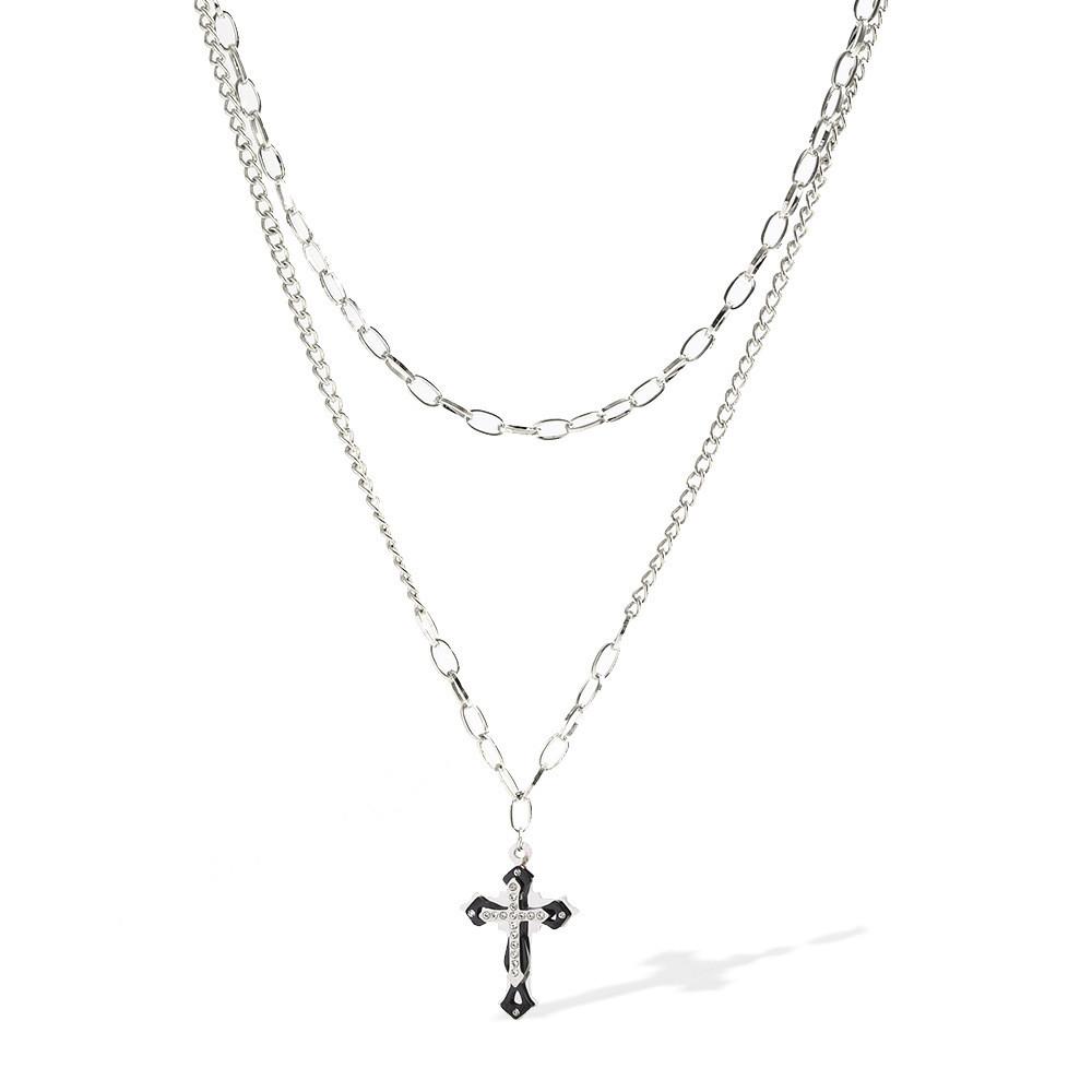 Trendsetting Geometric Heart And Wing Necklace Unique Alloy Jewelry For Women