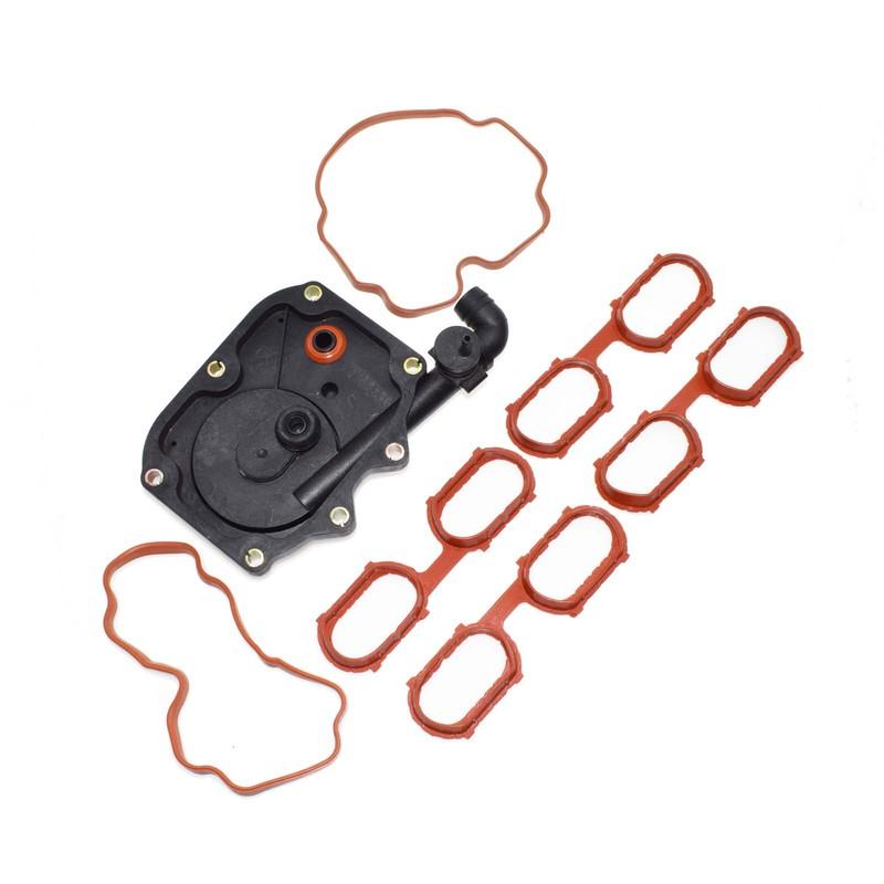 For BMW X5 E53 V8 For LAND ROVER RANGE ROVER III LM Engine Intake Manifold Cover Crankcase Vent Valve with Gaskets Kit