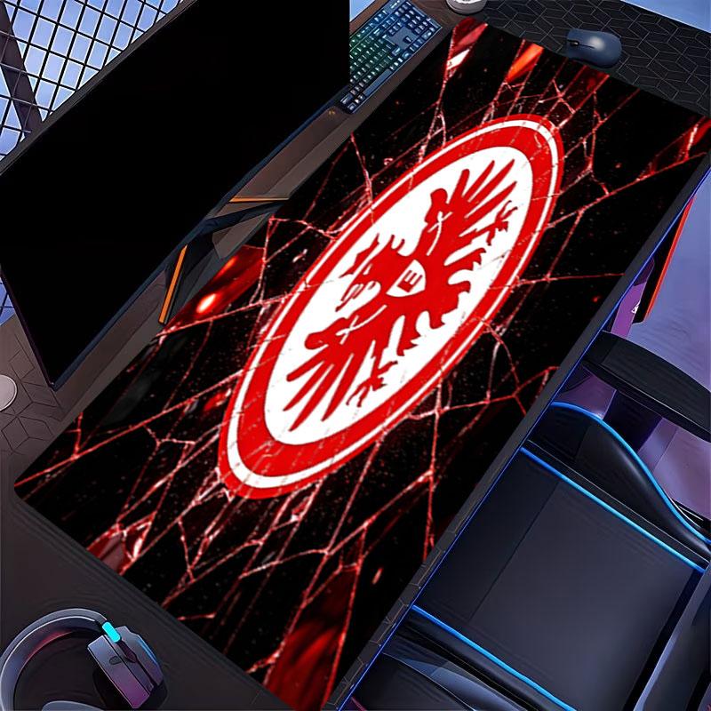 Eintracht Frankfurt Spausdintas pelės kilimėlis, klaviatūros kilimėlis nešiojamam kompiuteriui, kilimėlis biurui, namams, stalo dekoracija, puiki gimtadienio dovana žaidėjams